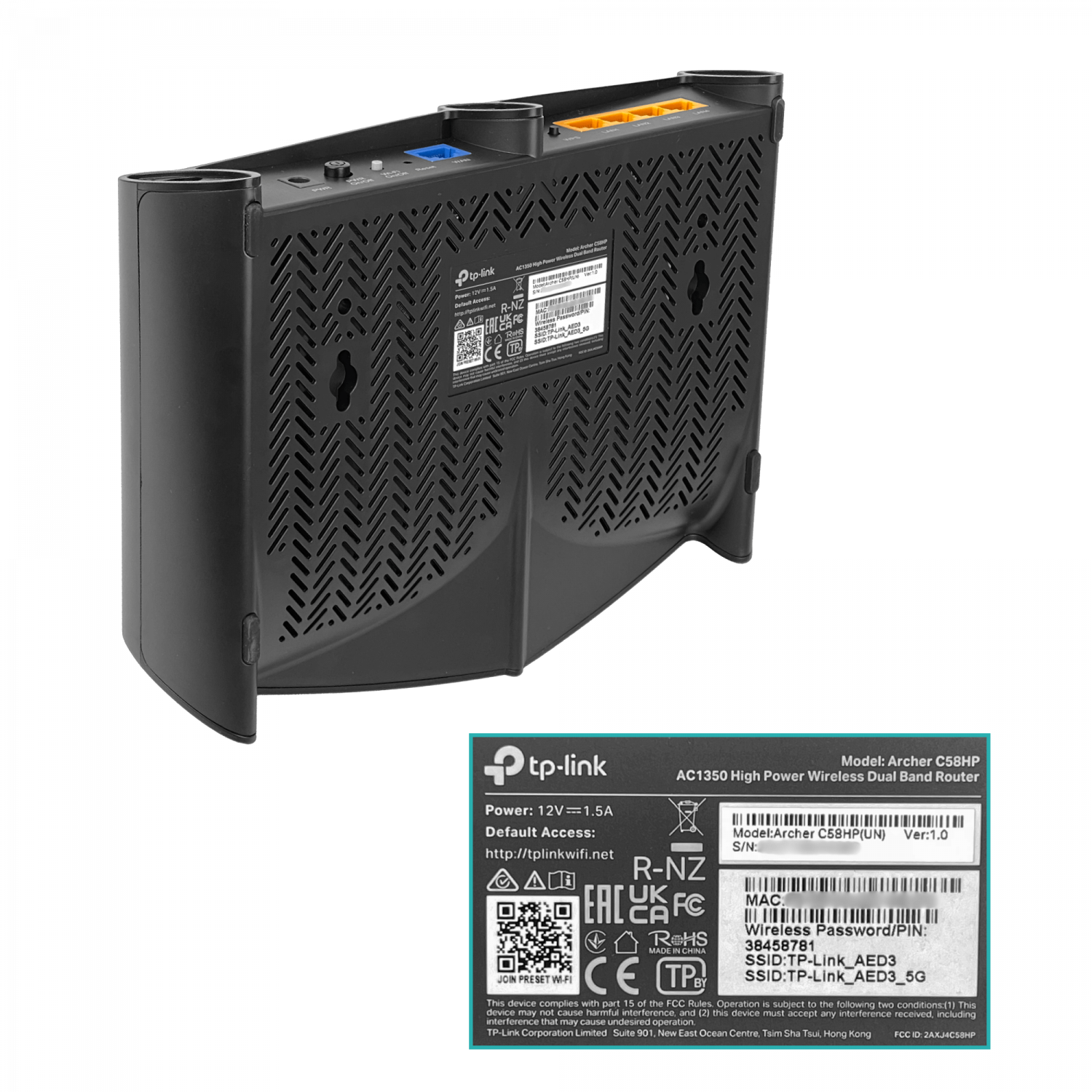 Router Inalámbrico de Alta Potencia TP-Link Archer C58HP AC1350 de Doble Banda, Control parental 7