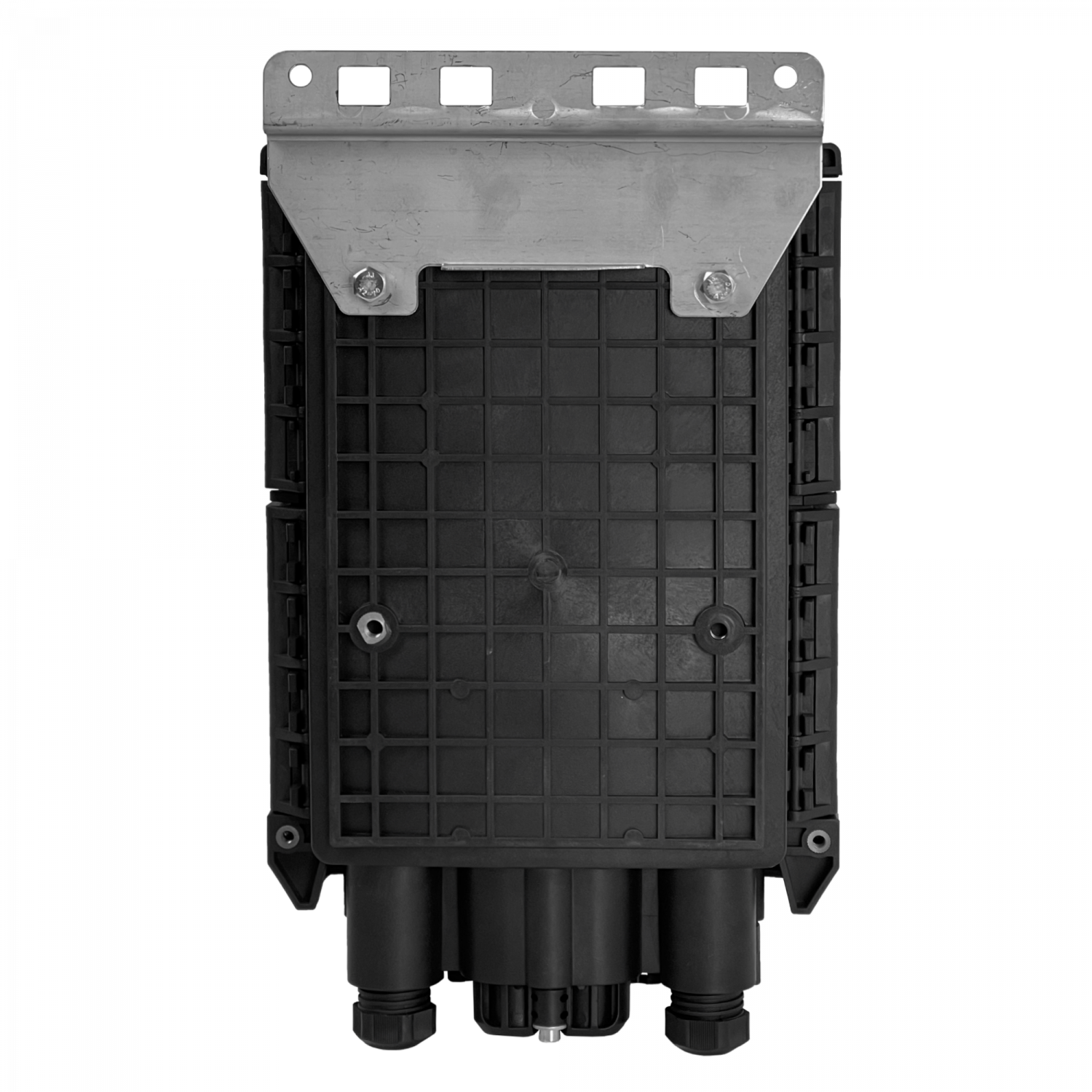 Caja de Empalme de Fibra Óptica 96 Fusiones IP68 Negra - BOX-96N 2