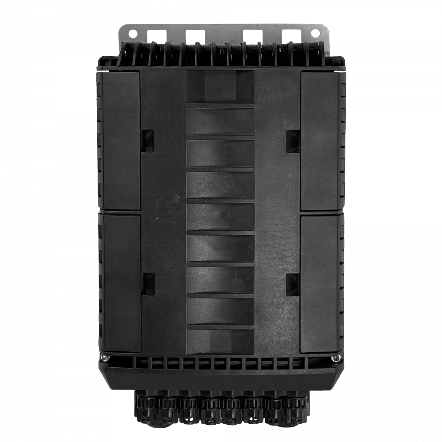 Caja de Empalme de Fibra Óptica 96 Fusiones IP68 Negra - BOX-96N 3