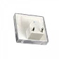 Voltímetro analógico 0-300 VAC, panel 40×40 mm, VOLT-AC - Miniatura 2