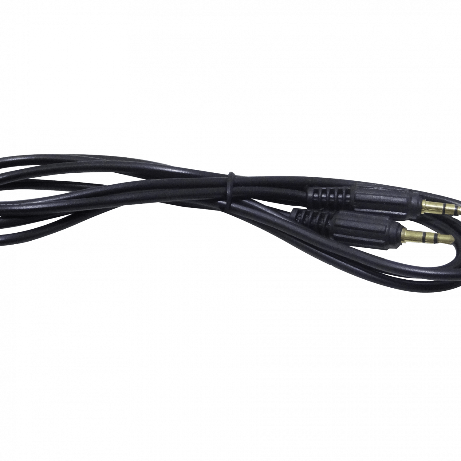 Cable de Audio 3.5mm Macho a Macho, 1.2m, Estéreo, Negro 1