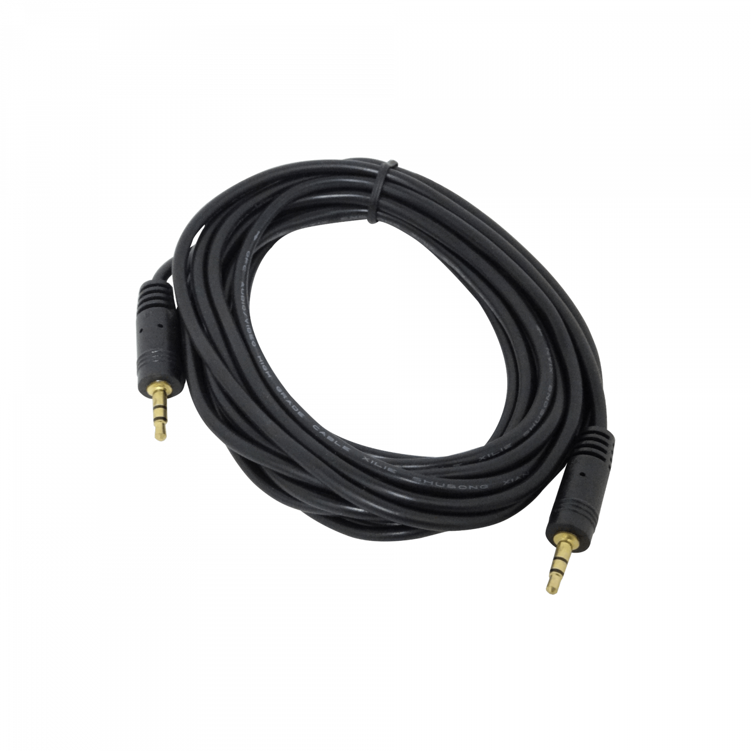 Cable de Audio 3.5mm Macho a Macho, 5m, Estéreo, Negro 2