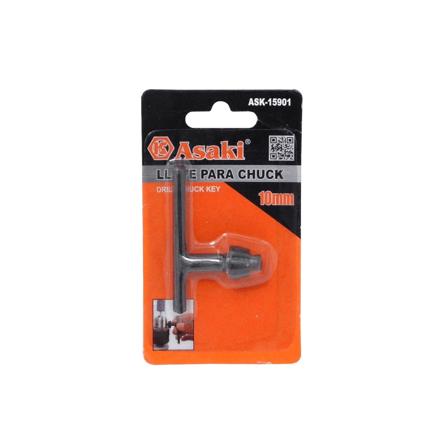 Llave Chuck 10mm para Cambio de Broca de Taladro 1