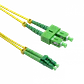 3mt SC/APC-LC/APC MonoModo SM Duplex Jumper Cable Fibra 9/125um 3mm - Miniatura 2