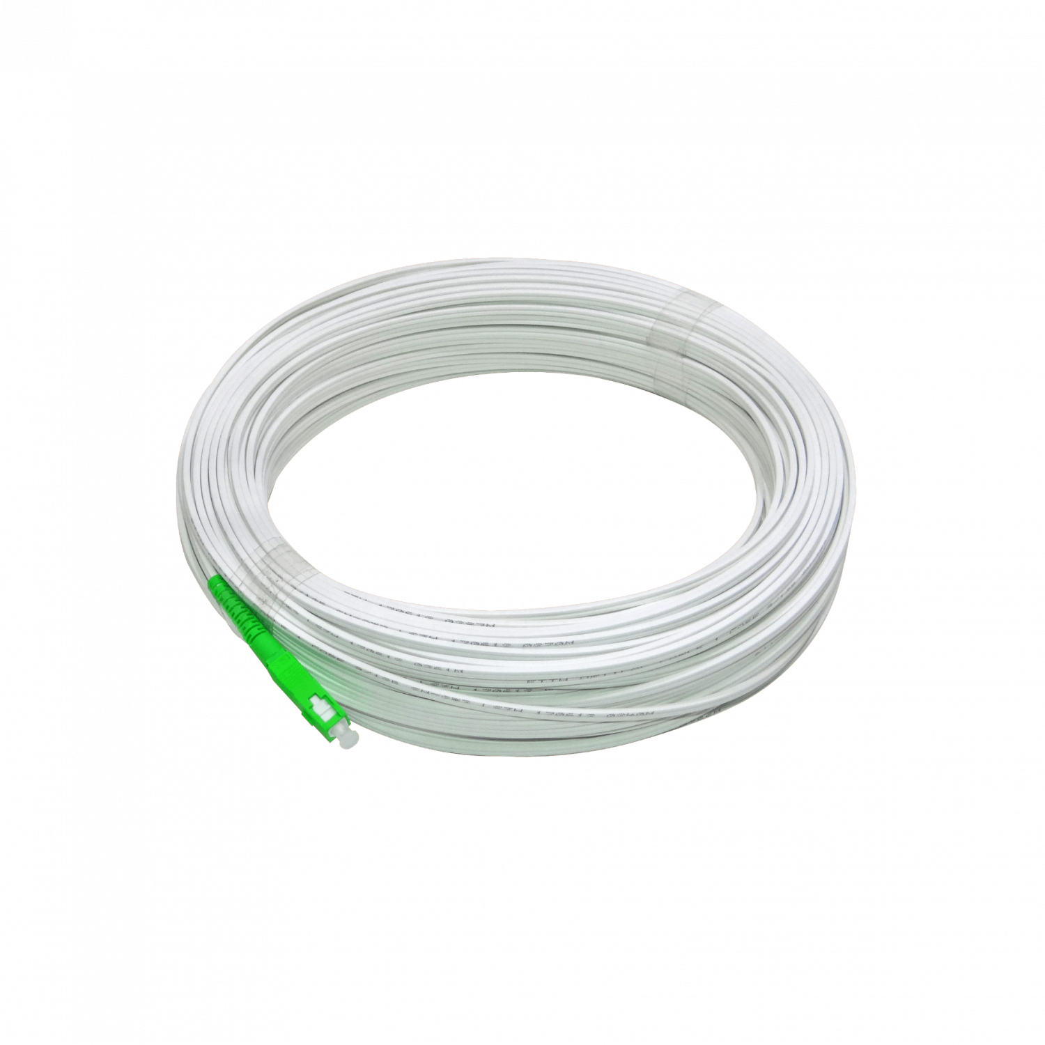 Blanco Drop 50mt SC/APC MonoModo SM SX Pigtail Cable Fibra 1