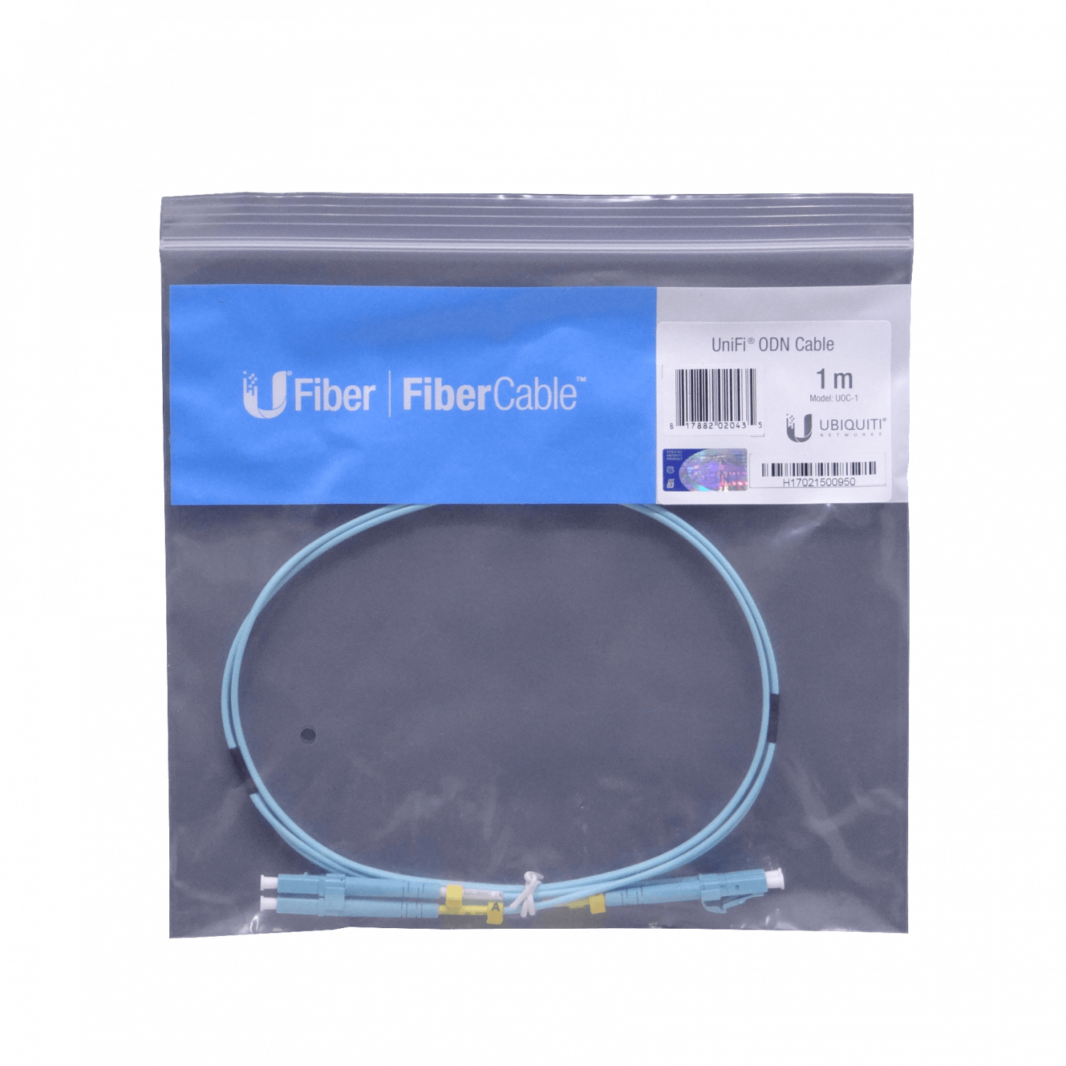 UBIQUITI 1mt LC-LC OM3 MultiModo MM Duplex Jumper Fibra 2mm 50/125um 1