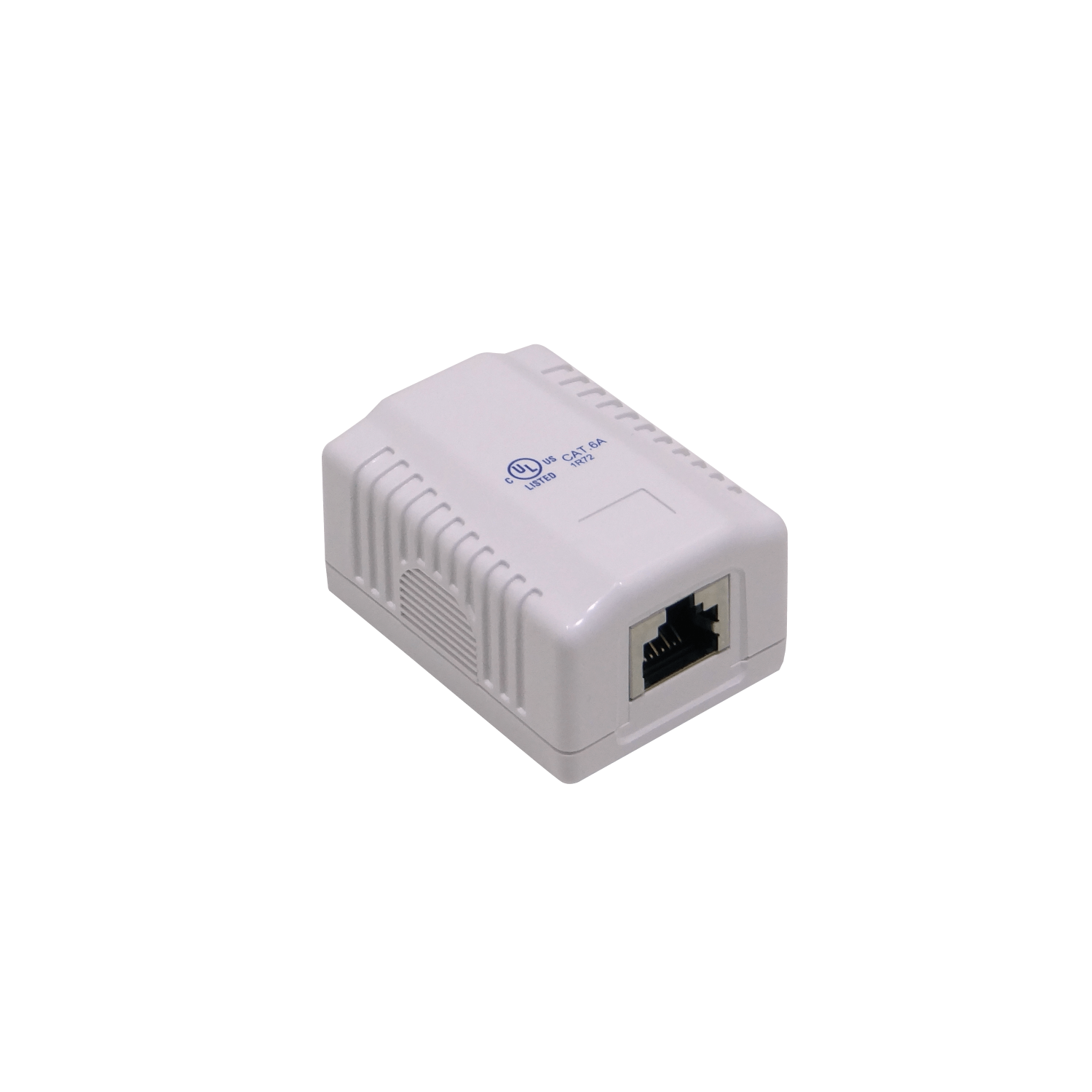LINKMADE Roseta 1-RJ45 Cat6a Blindada Blanca C6A Punchable 4