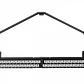 Patch Panel LINKMADE PP148L 2U 48 Keystone Angular Metalico Vacio - Miniatura 5