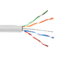 Caja Cable UTP LINKCHIP Cat5e Blanco AWG24/0.45mm PVC Unifilar 305mt - Miniatura 1