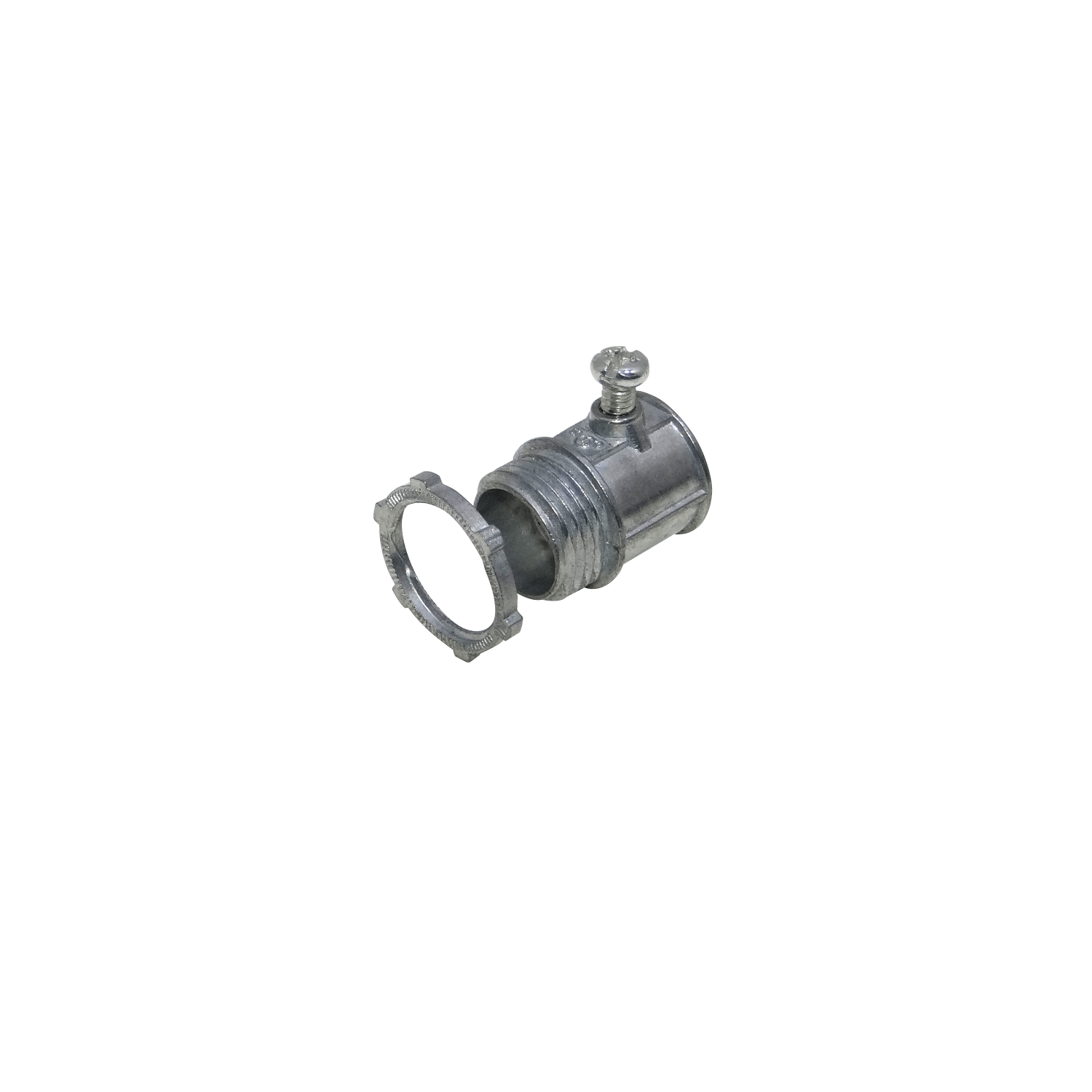 1/2-Pulg Zinc Salida Caja c/Hilo para Conduit Rigido Metalico E337830 1