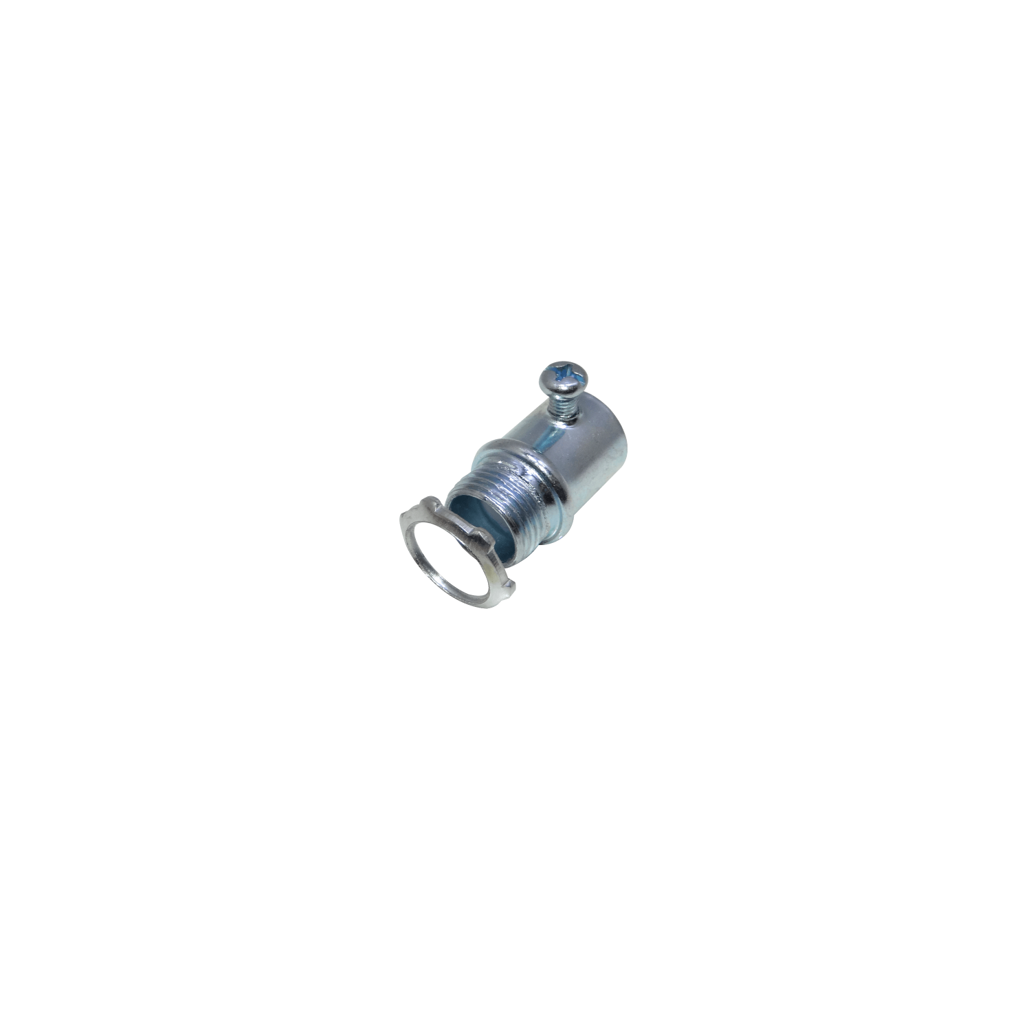 1/2-Pulg Acero Zincado Salida Caja c/Hilo para Conduit Rigido Metalico 2