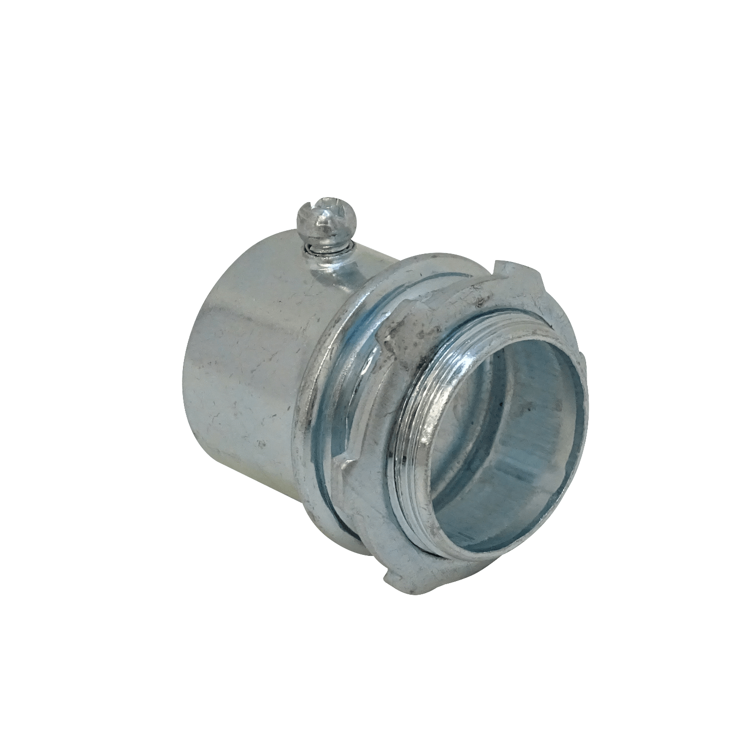 Salida caja zincada Linkchip EMT01 ASA 1 pulg con hilo para conduit rigido metalico 1
