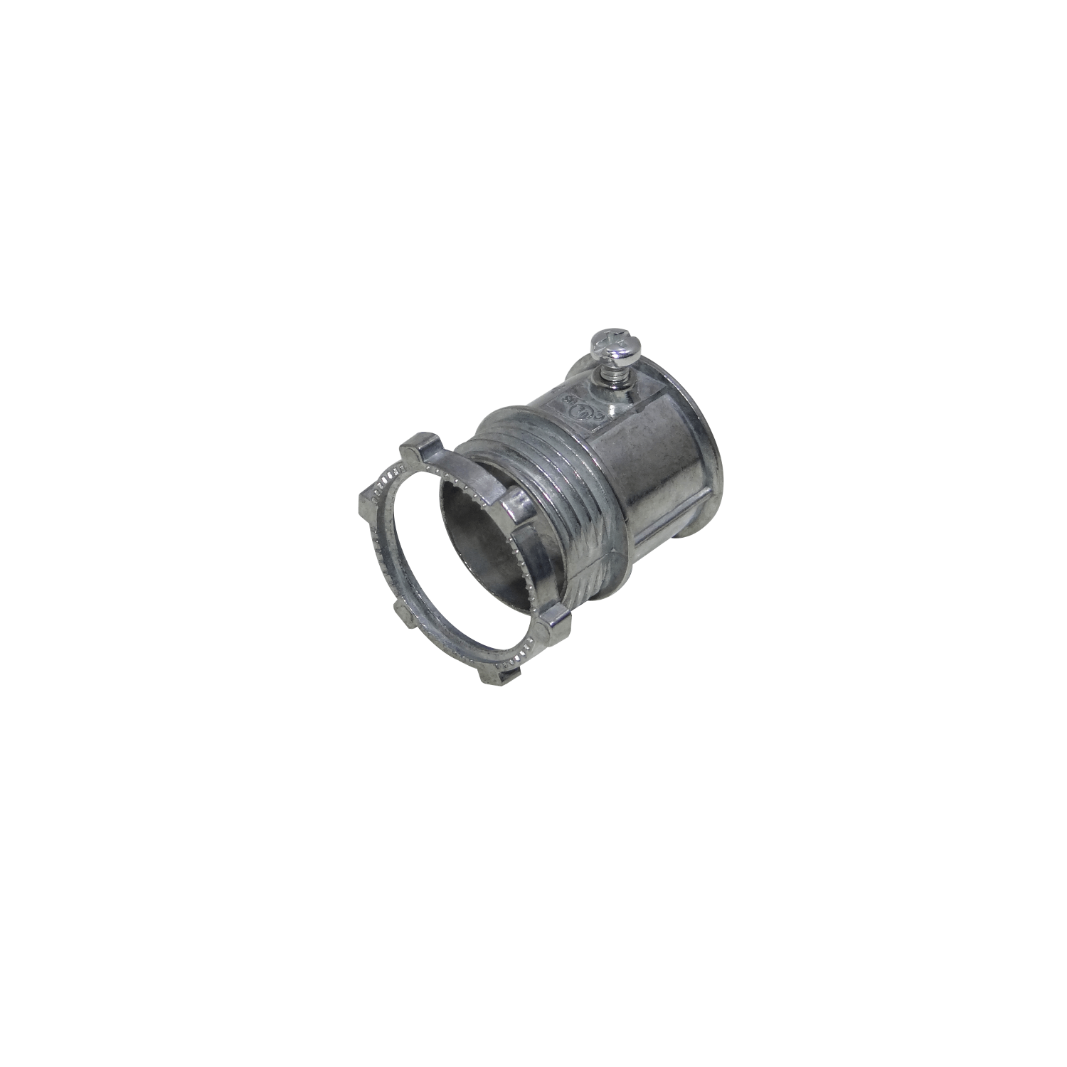 1-Pulg Zinc Salida Caja c/Hilo para Conduit Rigido Metalico E337830 1