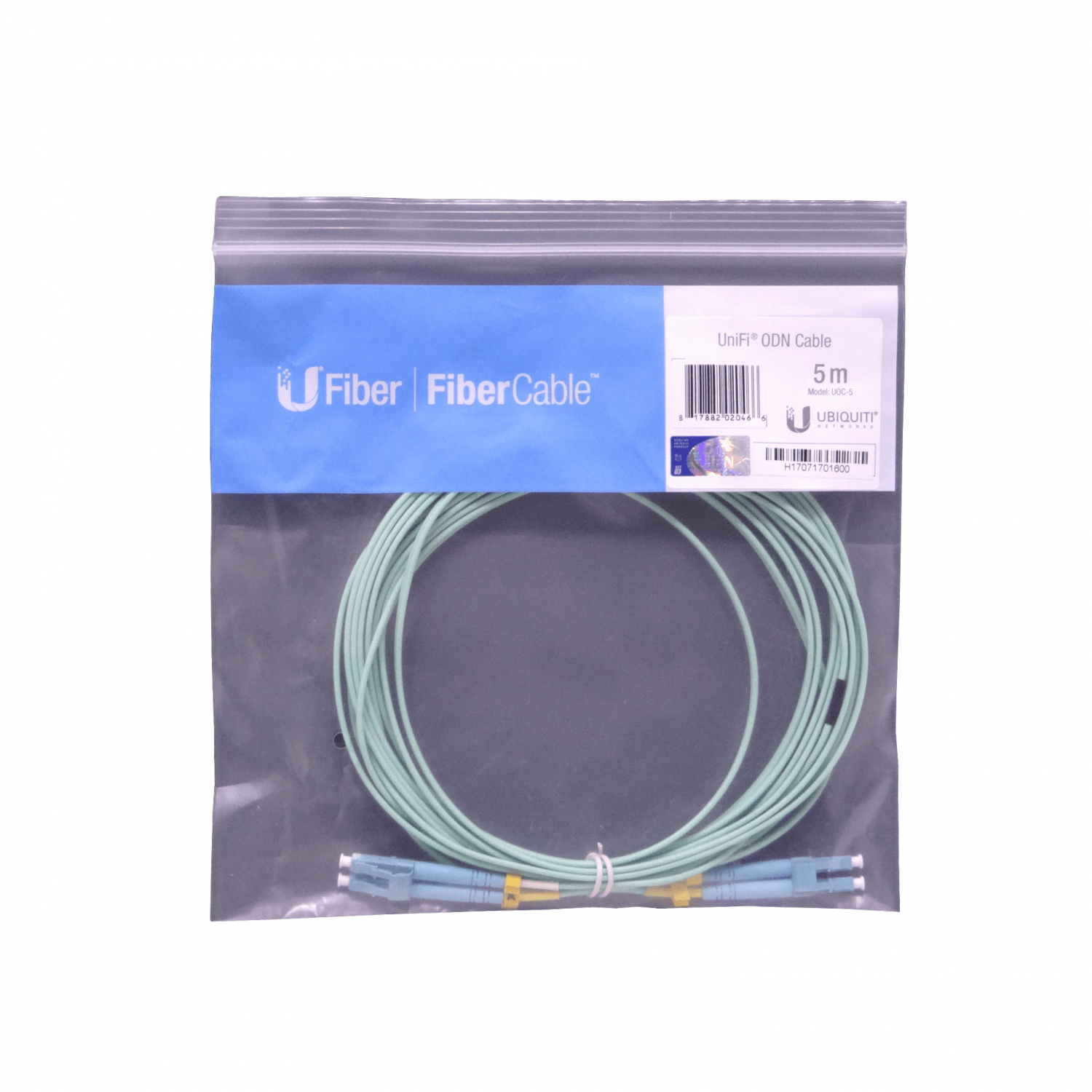 Jumper Fibra Ubiquiti UOC-5 - LC-LC OM3 Multimodo Duplex, Longitud 5m 2
