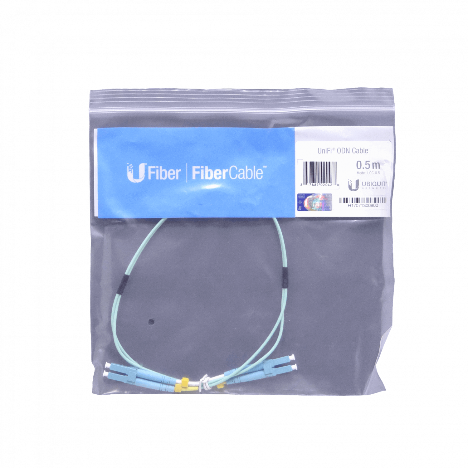 UBIQUITI 50cm LC-LC OM3 MultiModo MM Duplex Jumper Fibra 2mm 50/125um 2