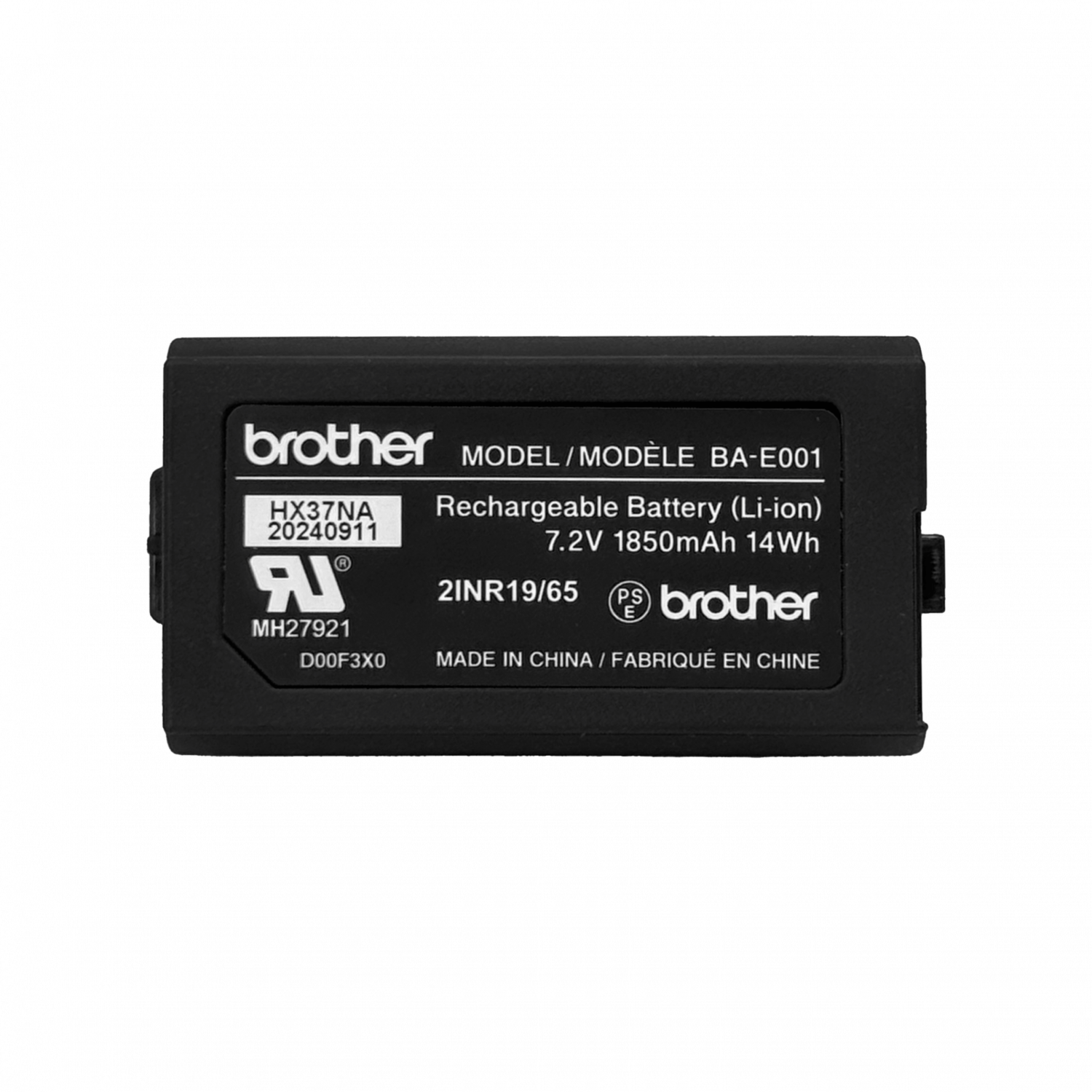 Bateria Brother BA-E001 litio 72V 1850mAh 14Wh para PT-E550 1