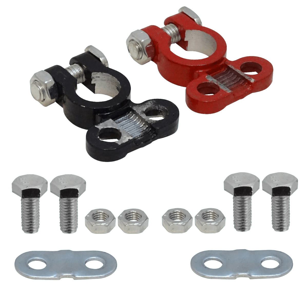 PAR Terminales para Bateria Bronce/Plomo 3-Pernos c/u 1