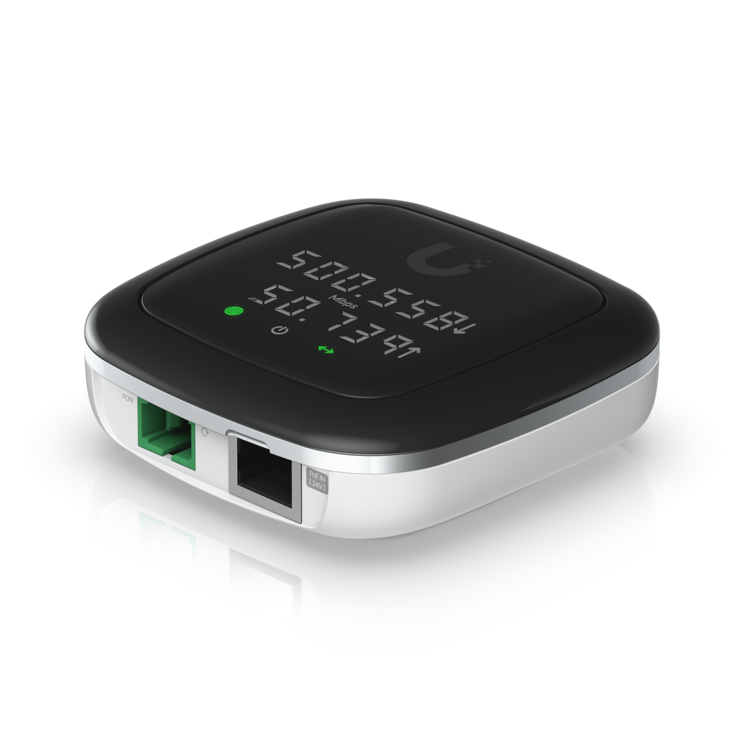GPON ONU con Pantalla y PoE24V, SC/APC, 1x Gigabit Ethernet, Monomodo, Ubiquiti UF-NANO 2