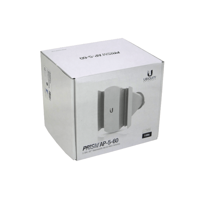 Antena Horn Ubiquiti HORN-5-60 - 60x30°, 5GHz, Blindada, req-Iso/PrismStation 2