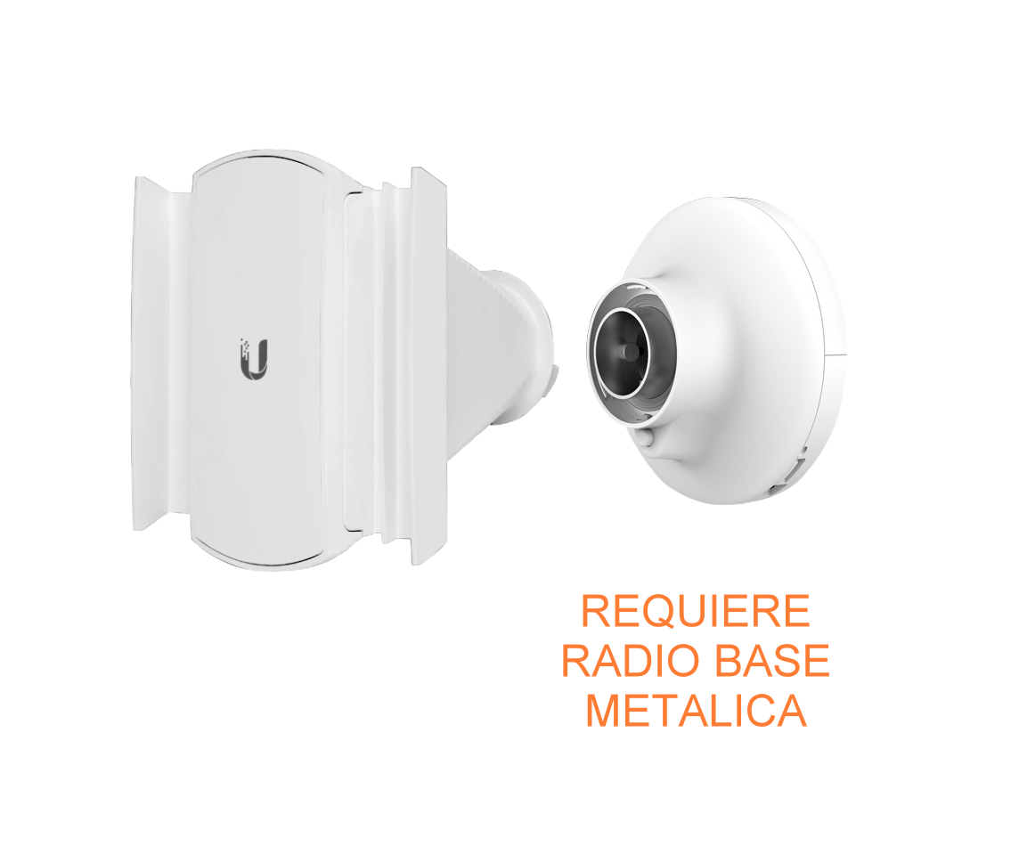 Antena Horn Ubiquiti HORN-5-60 - 60x30°, 5GHz, Blindada, req-Iso/PrismStation 3
