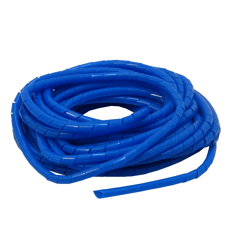 PE Azul 12mt 12/15/0,85mm Espiral Atrapa Cable Ordenador 3