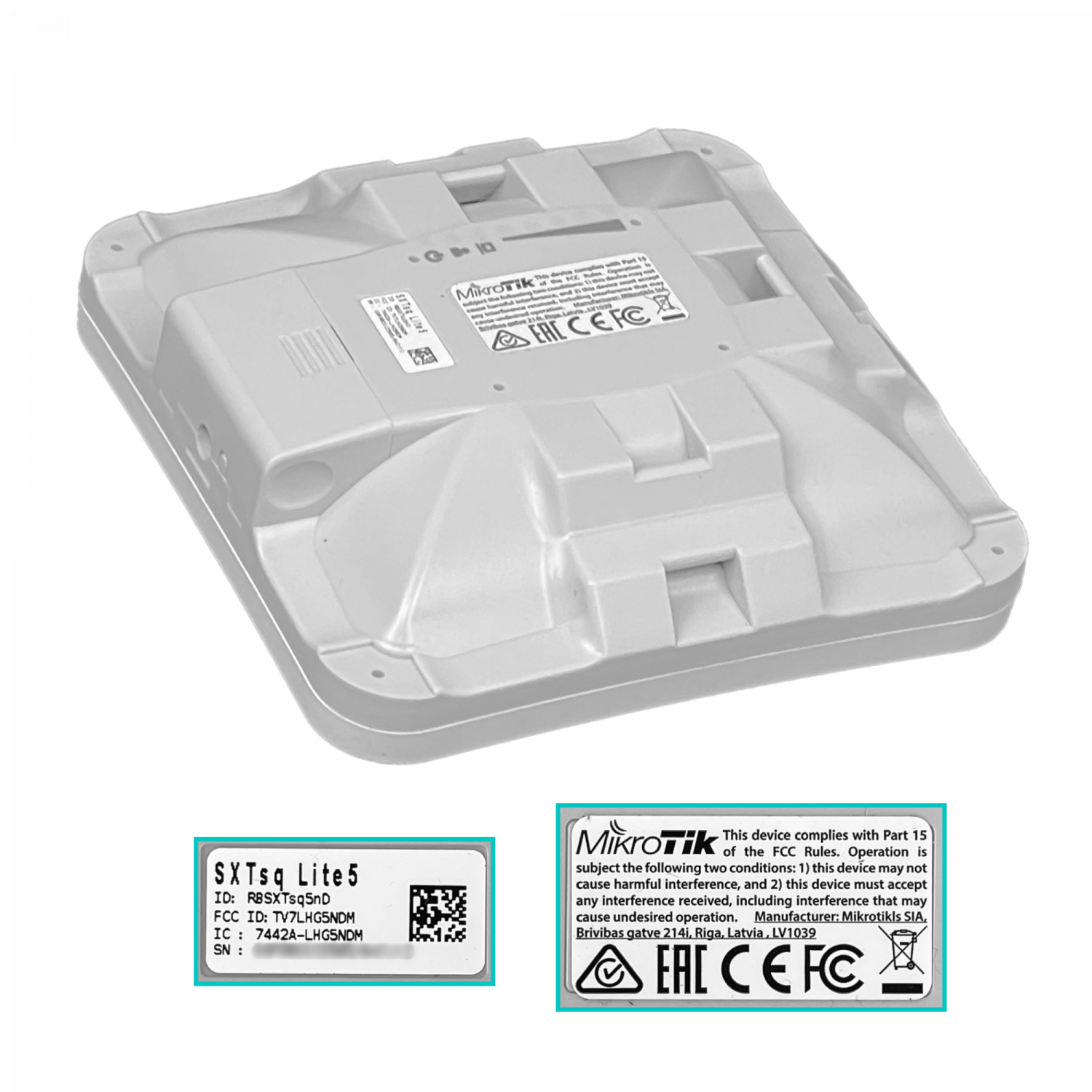 Dispositivo Inalámbrico Exterior MikroTik SXTsq Lite5 - Conectividad de Largo Alcance 3