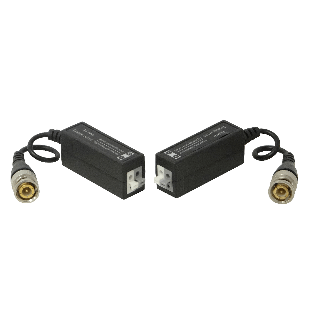 Video Balun Punchable, Pararrayo Pasivo, 1-Par, 2 Unidades, CCTV UTP, BNC-Macho 2