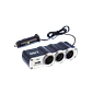 3-Vehicular-Hembra 1-USB-Hembra-AH 5VDC 0,5A 12V/24V-Macho-Encendedor - Miniatura 3