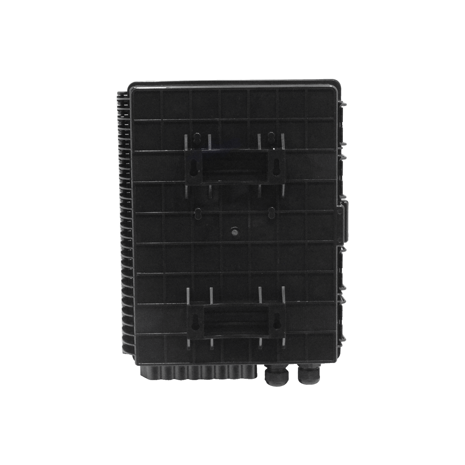 Caja NAP de Fibra Óptica 16 Puertos Negra IP65 con Llave - BOX-16N 5