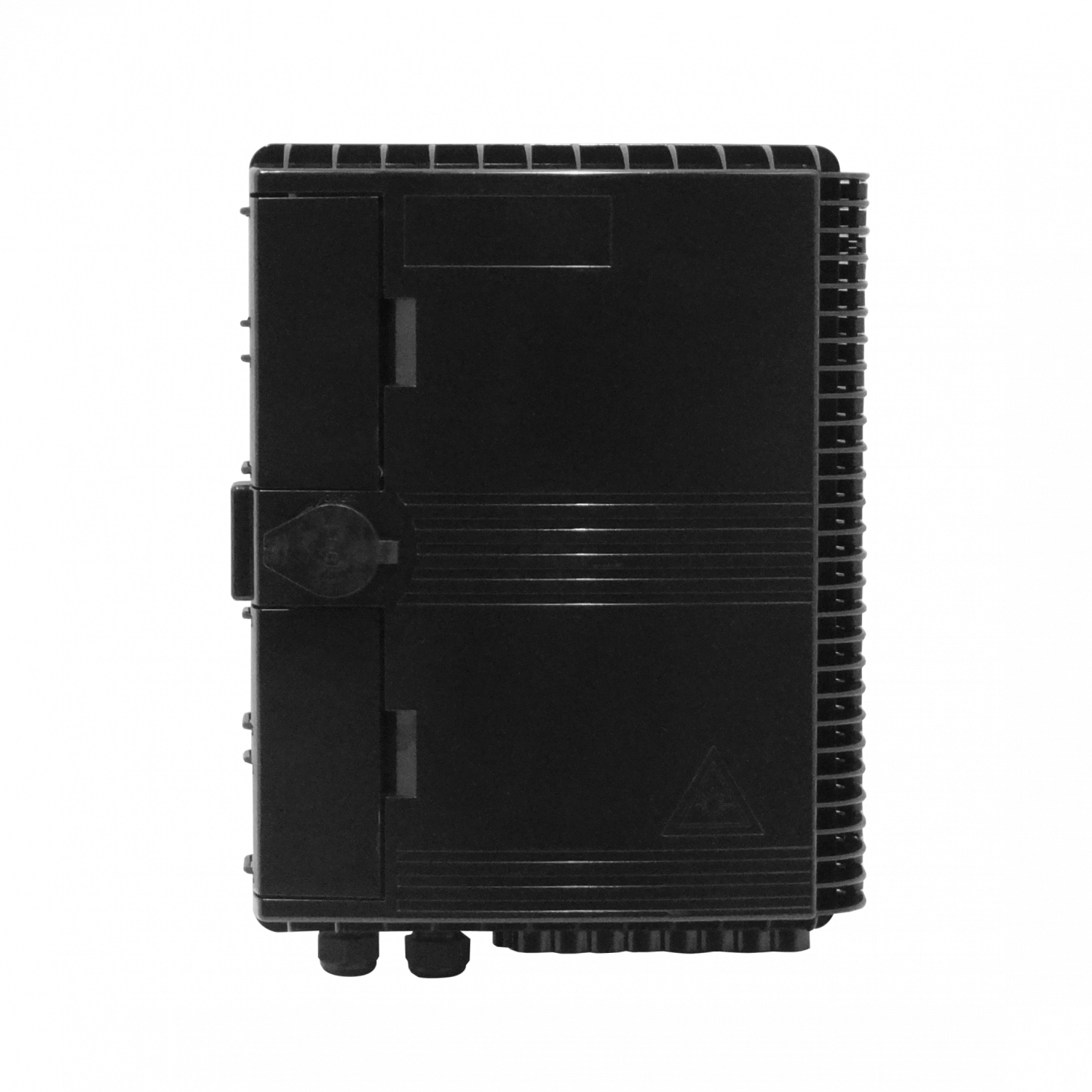 Caja NAP de Fibra Óptica 16 Puertos Negra IP65 con Llave - BOX-16N 6