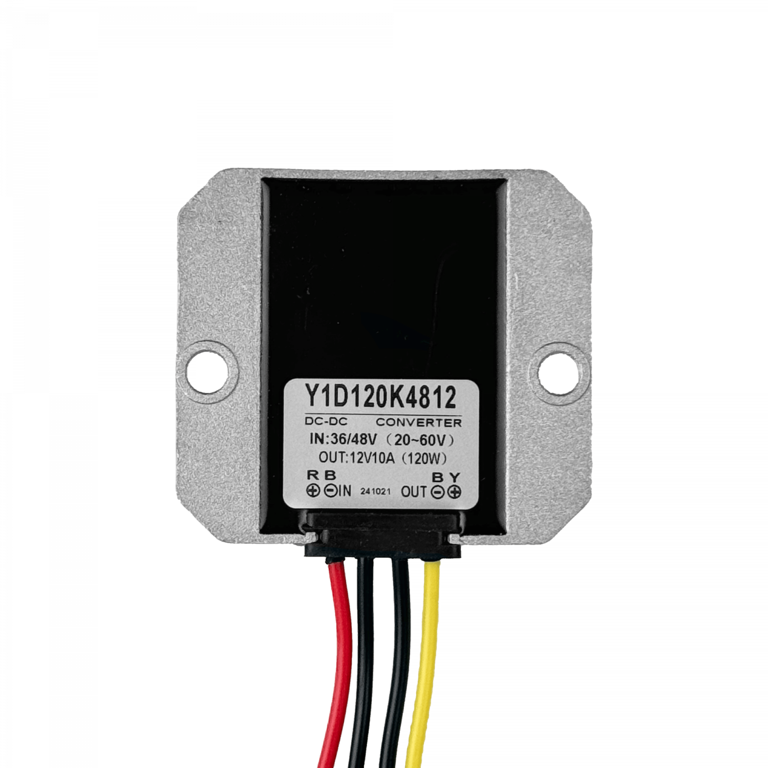 Convertidor DC-DC 120W, Entrada 36-48VDC, Salida 12VDC 10A 5