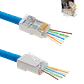 Conectores RJ45 XINTYLINK CAT5E STP FTP Bolsa 50 Orificios 1mm - Miniatura 5