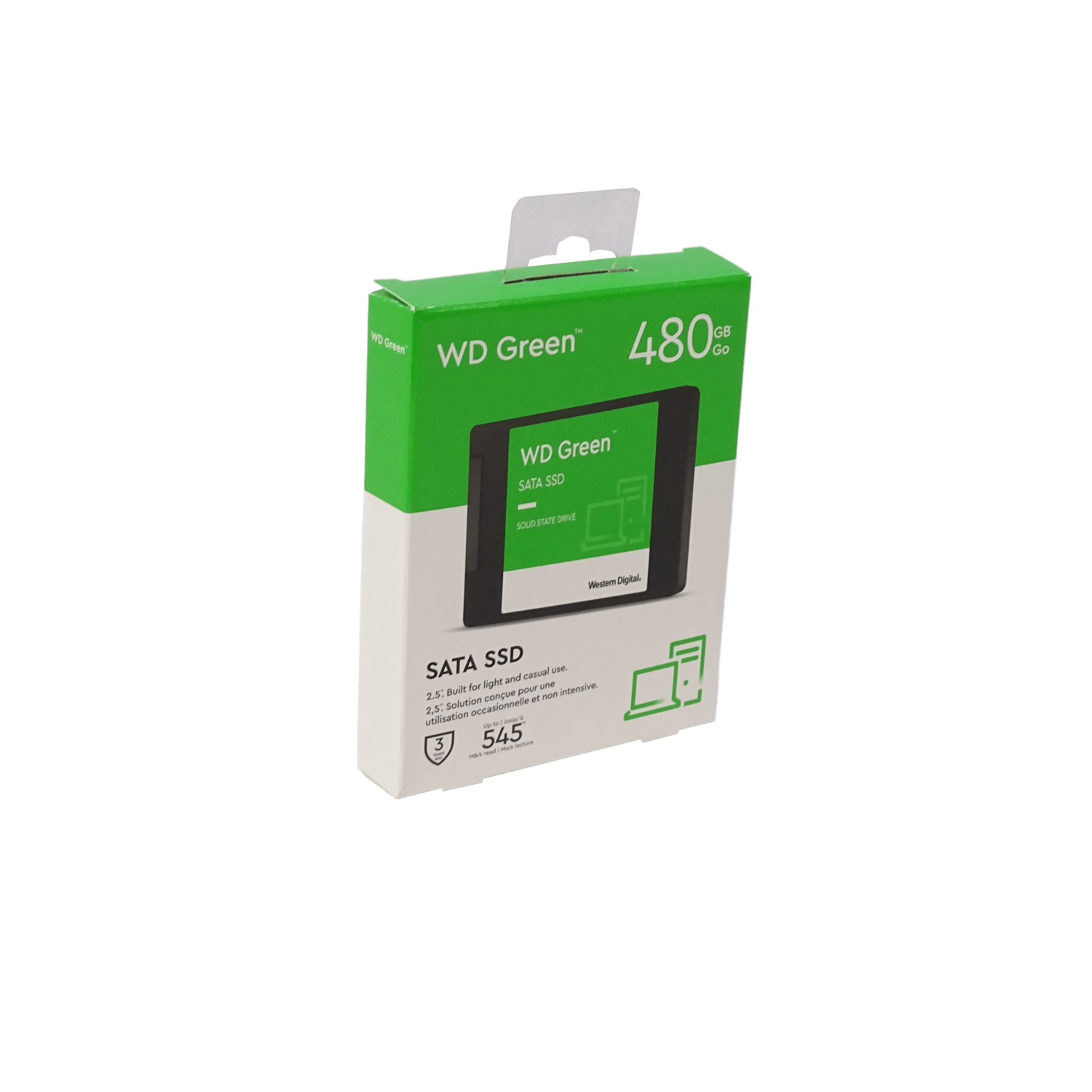 Unidad SSD Western Digital Green, 480GB, 2.5