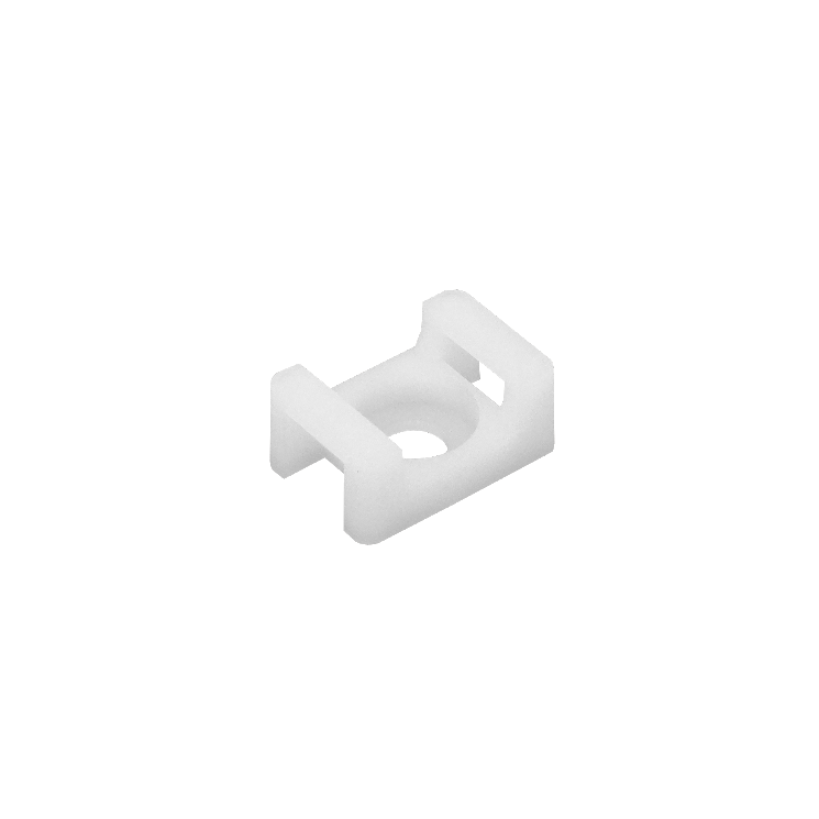 Base 22x16x9 100-un p/Amarra-CV p/Clavo/Tornillo-4,5mm Saddle 2