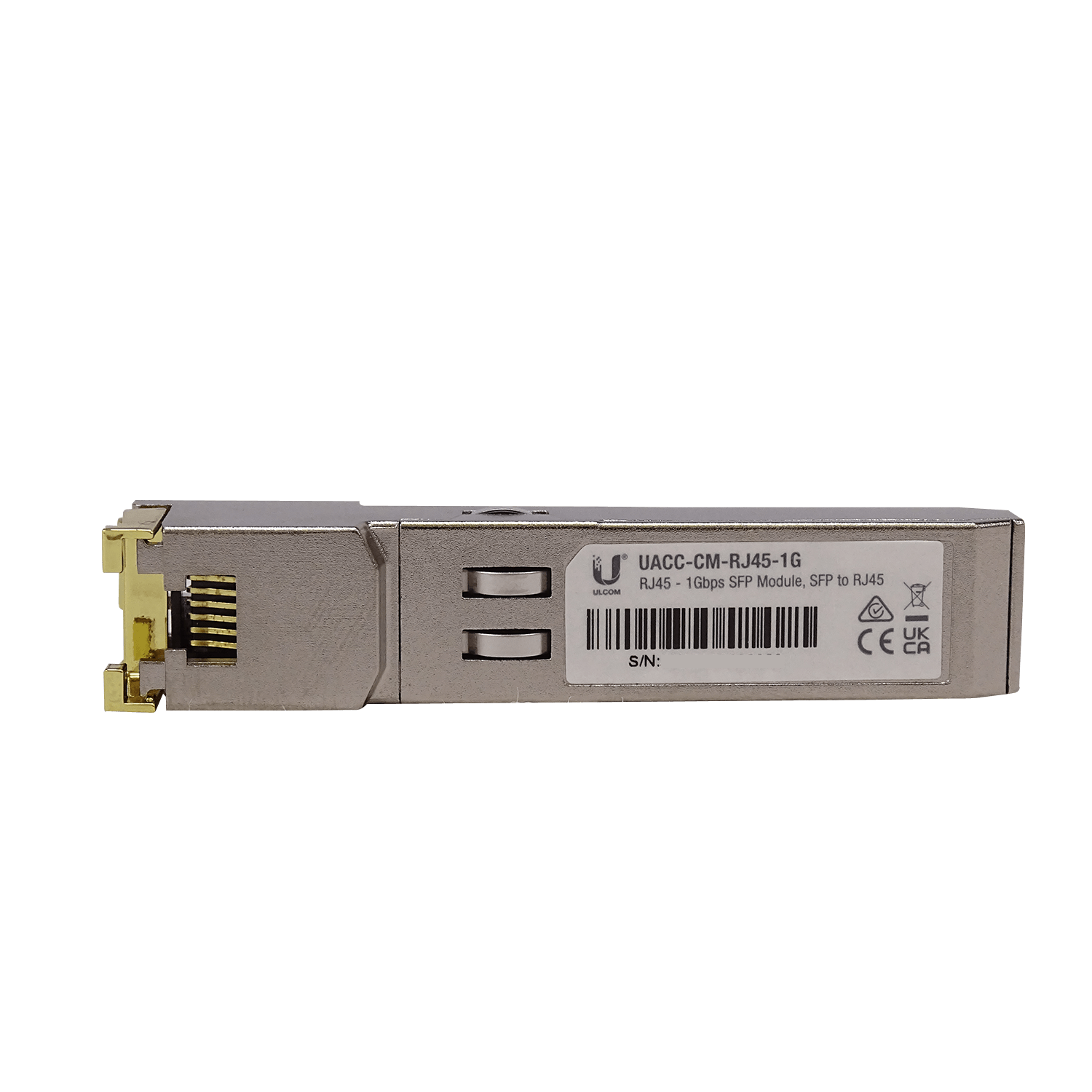 UBIQUITI SFP-Cobre Modulo 1-1000 10/100/1000-RJ45 UACC-CM-RJ45-1G 2