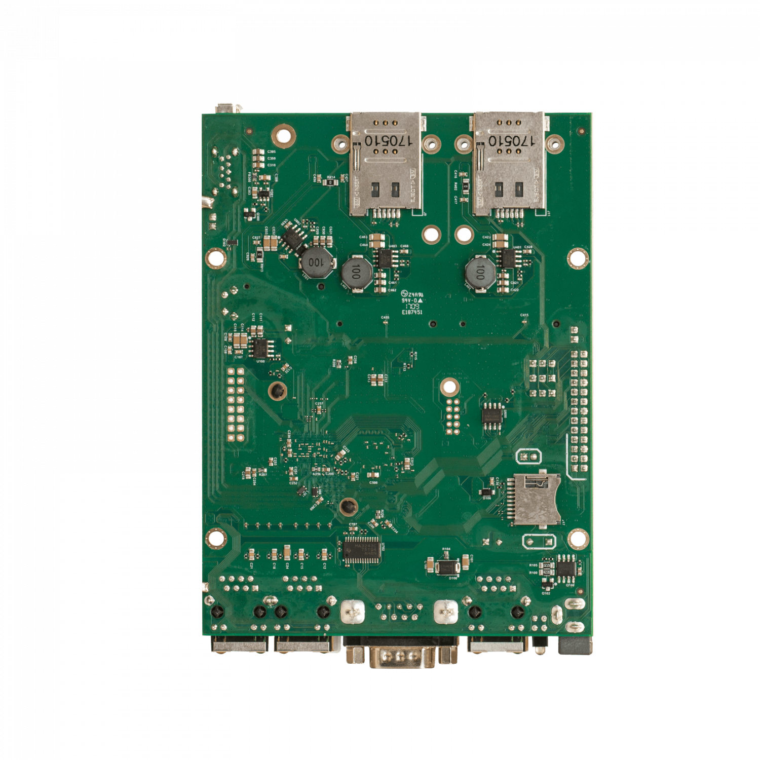 RouterBoard MikroTik RBM33G - x3 Puertos Ethernet, x2 miniPCIe, CPU Dual-Core 880MHz, 256MB RAM 3