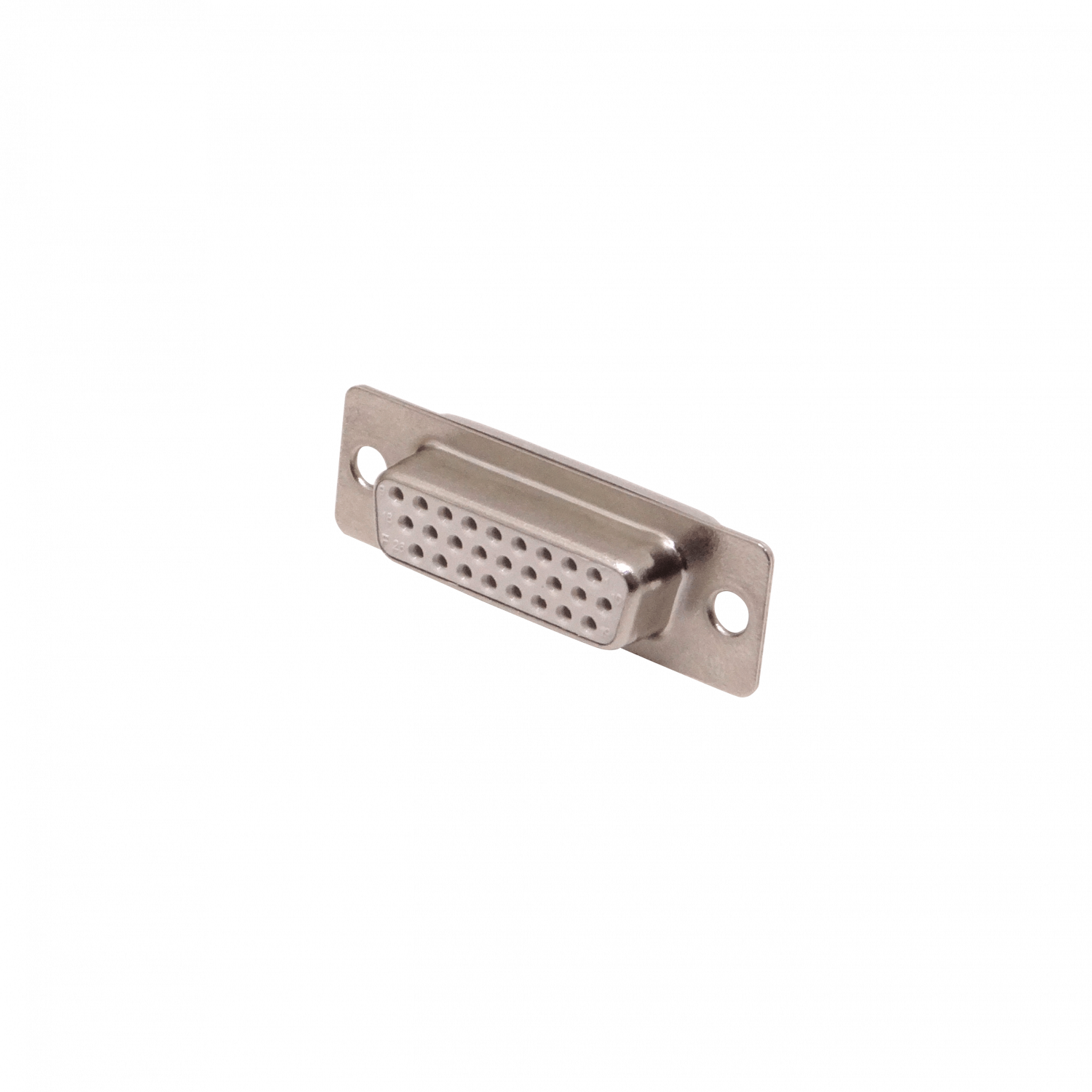 Conector DB26-H Hembra DA-26, 26 Pines, 39mm de Ancho, Soldable, Formato HD26 sin Tapa 2
