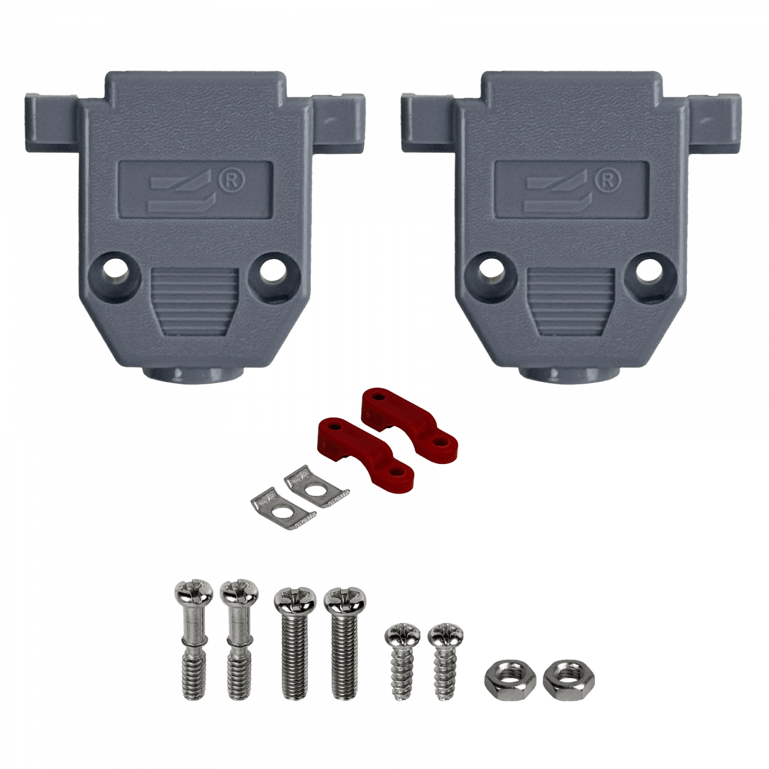 Tapa Plástica DB?Cap 39?mm para Conectores DB15/DB26 Gris 3