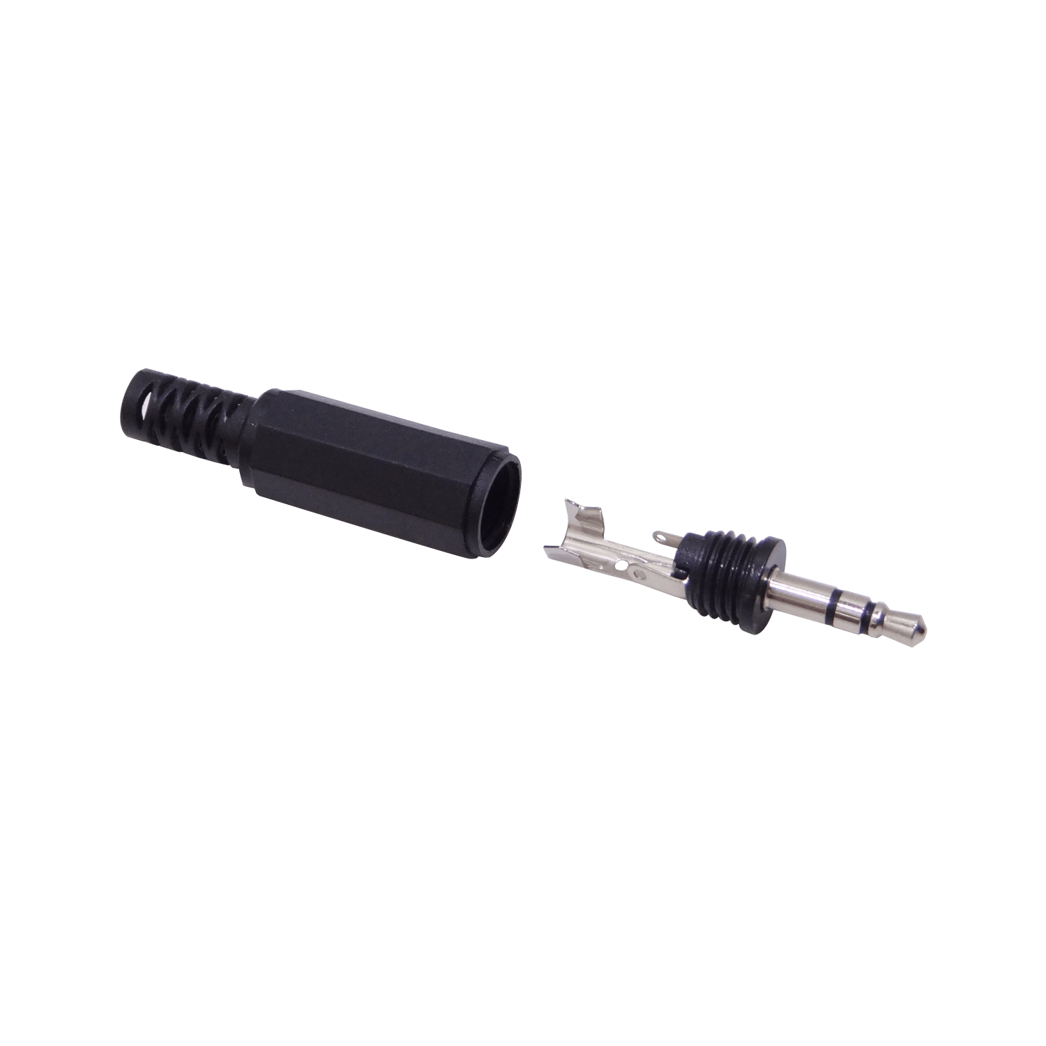 Conector de Audio Estéreo 3,5mm Macho Soldable K-302D 1