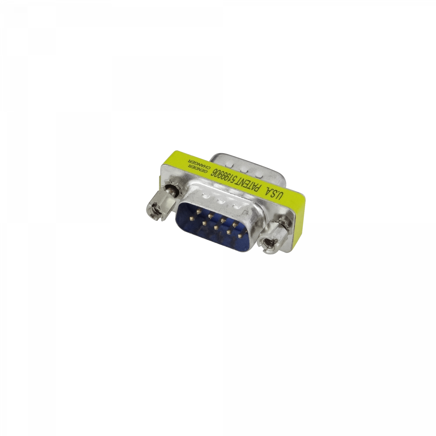 Conector Serial Macho-Macho DB9 sin Cable DE-09/MM 1
