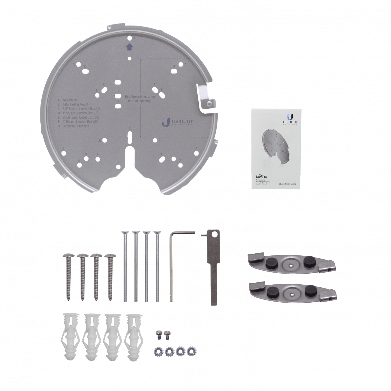 Montaje Ubiquiti U-PRO-MP - Metal de Alta Resistencia, T-Bar para UAP-AC-PRO/HD/SHD 1