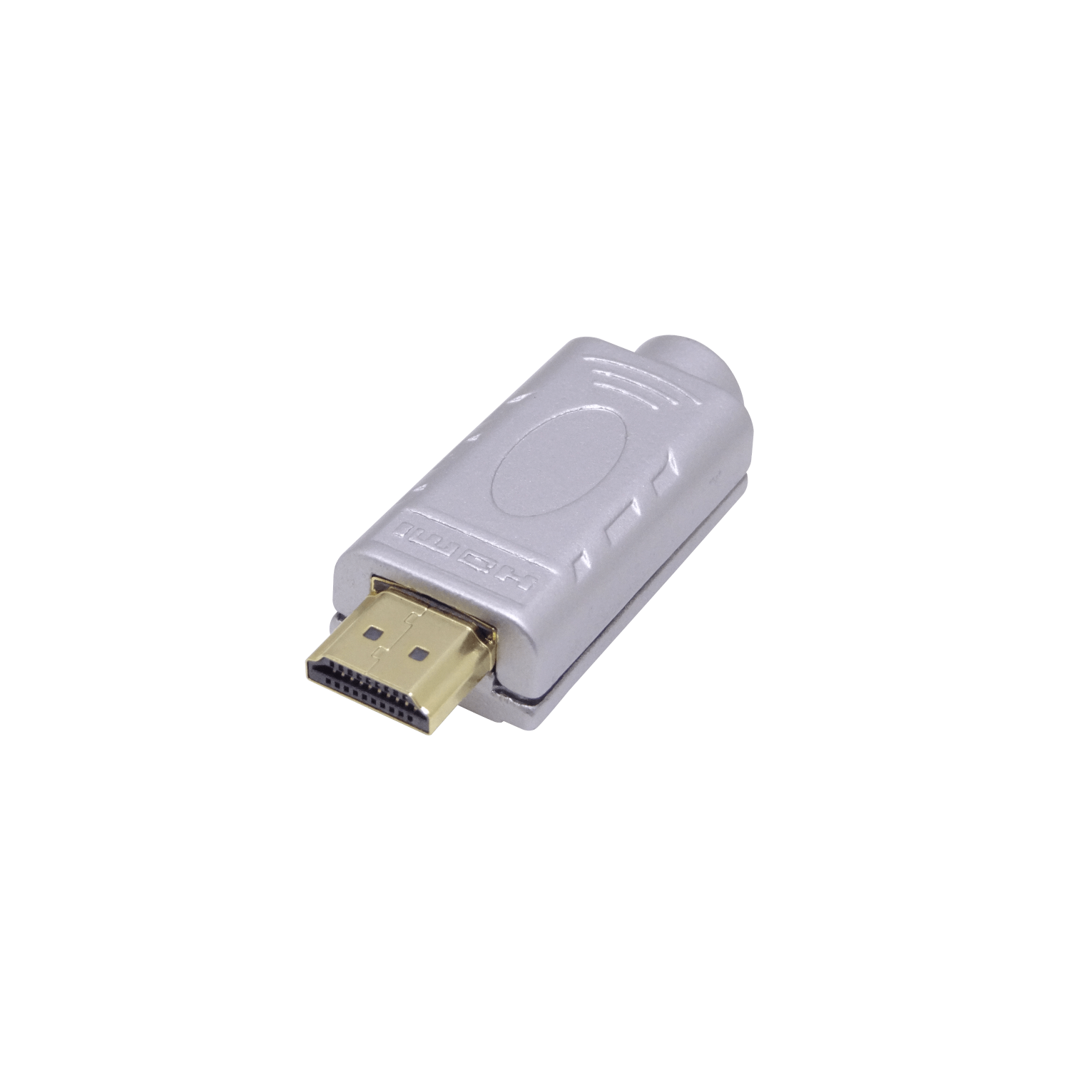 Conector HDMI Macho Blindado Atornillable v2.0, Terminal Volante con Tierra 1