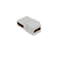 HDMI Angular-90-grados Hembra-Hembra Keystone Blanco - Miniatura 1