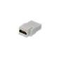 HDMI Angular-90-grados Hembra-Hembra Keystone Blanco - Miniatura 3