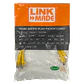 Pack x4 Cable Patch LINKMADE Cat5e 30cm Amarillo LSZH Inyectado Multifilar - Miniatura 2