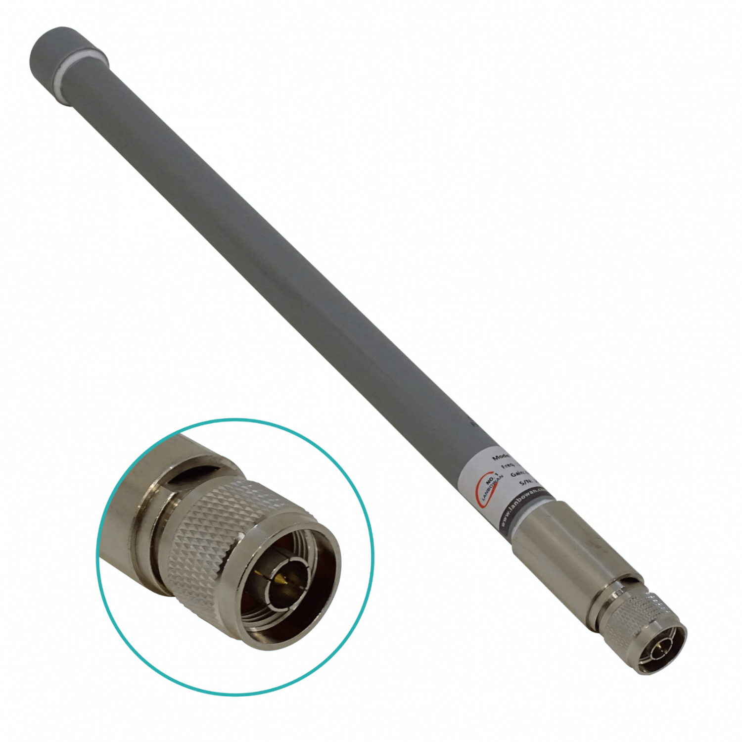Antena Omni 6dBi/2,4GHz-2,5GHz 8dBi/5,15-5,85GHz 40º N-Macho 20x300mm 1