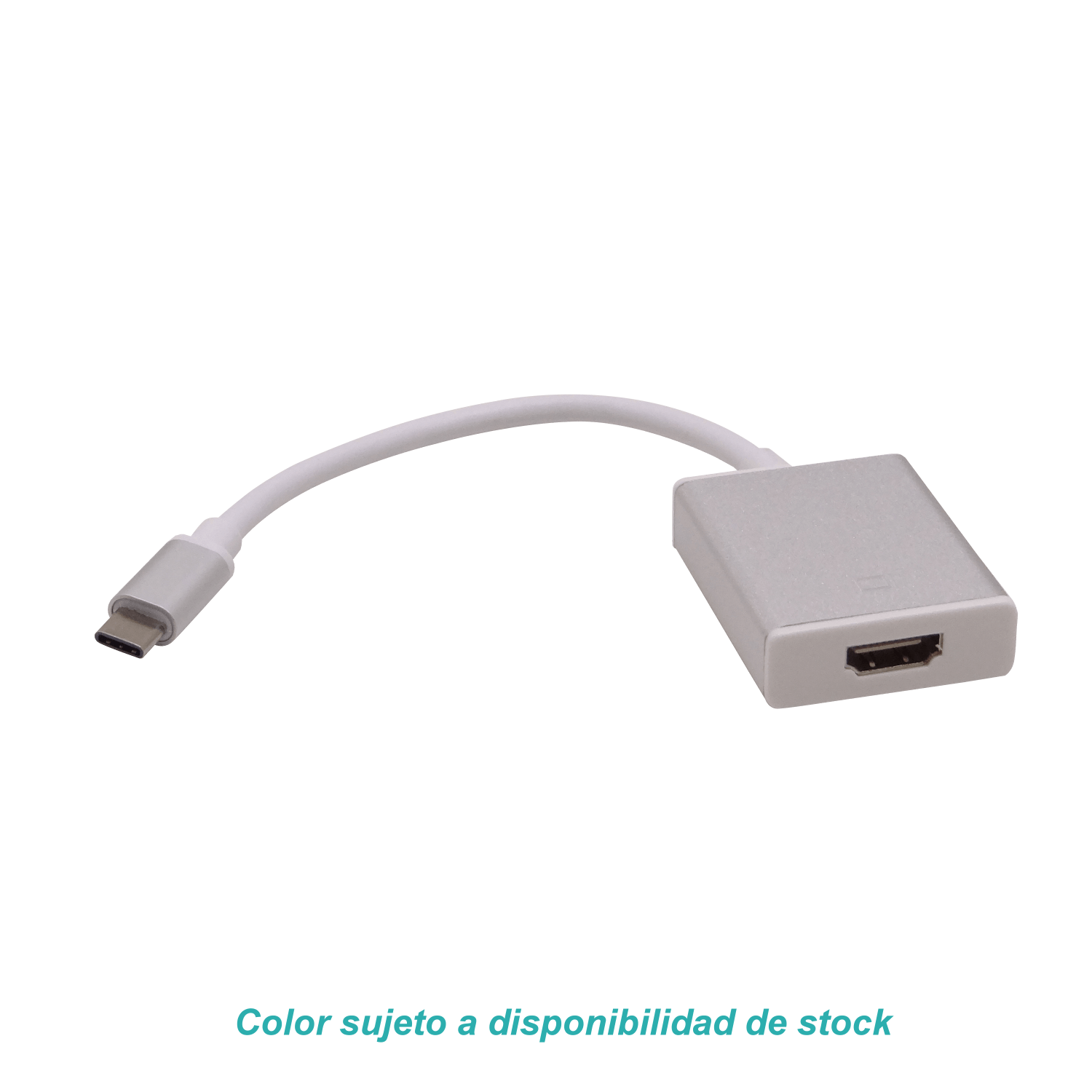 Adaptador USB-C Macho a HDMI Hembra v1.4, 1080p, 12cm, Solo para PC 1