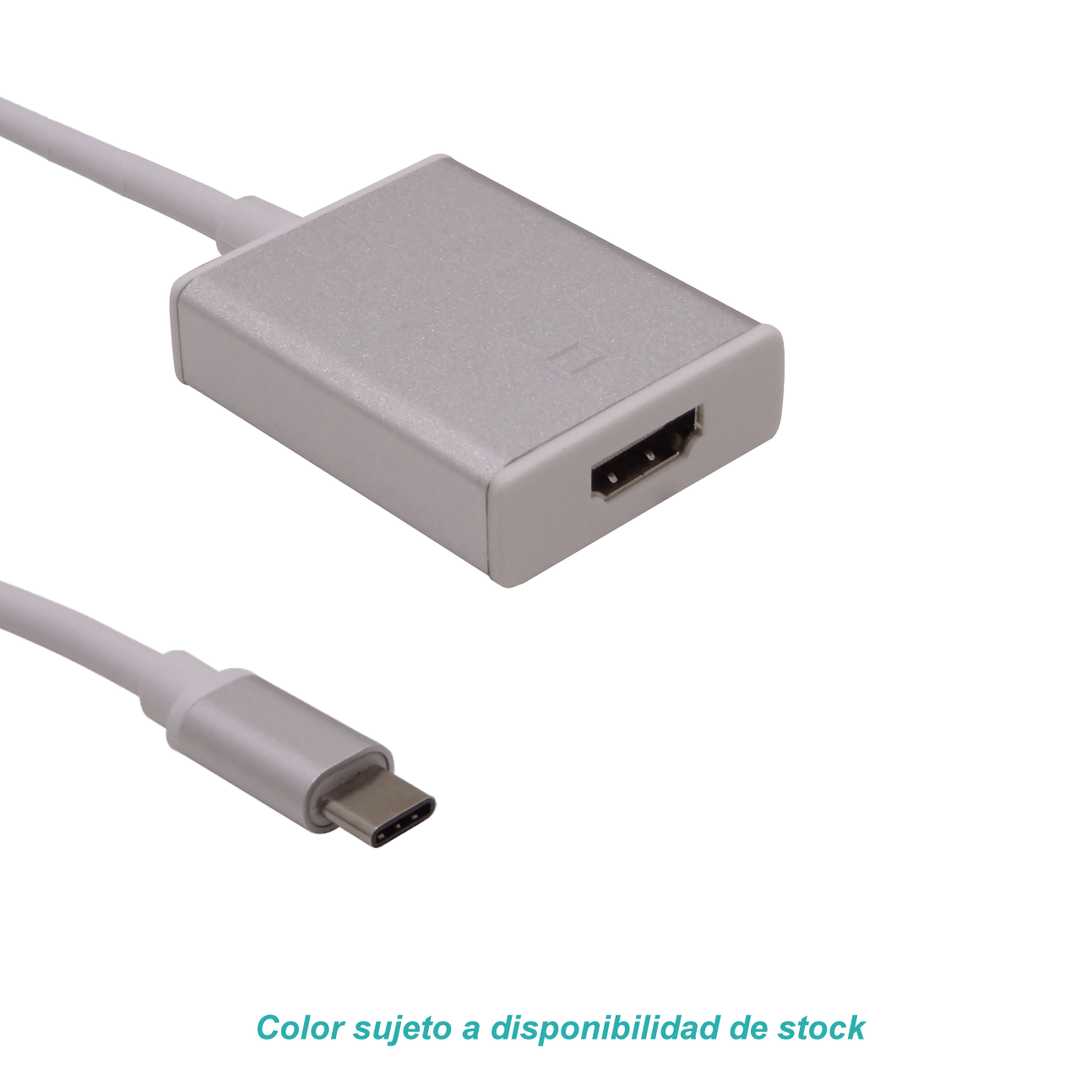 Adaptador USB-C Macho a HDMI Hembra v1.4, 1080p, 12cm, Solo para PC 3