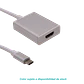 Adaptador USB-C Macho a HDMI Hembra v1.4, 1080p, 12cm, Solo para PC - Miniatura 3