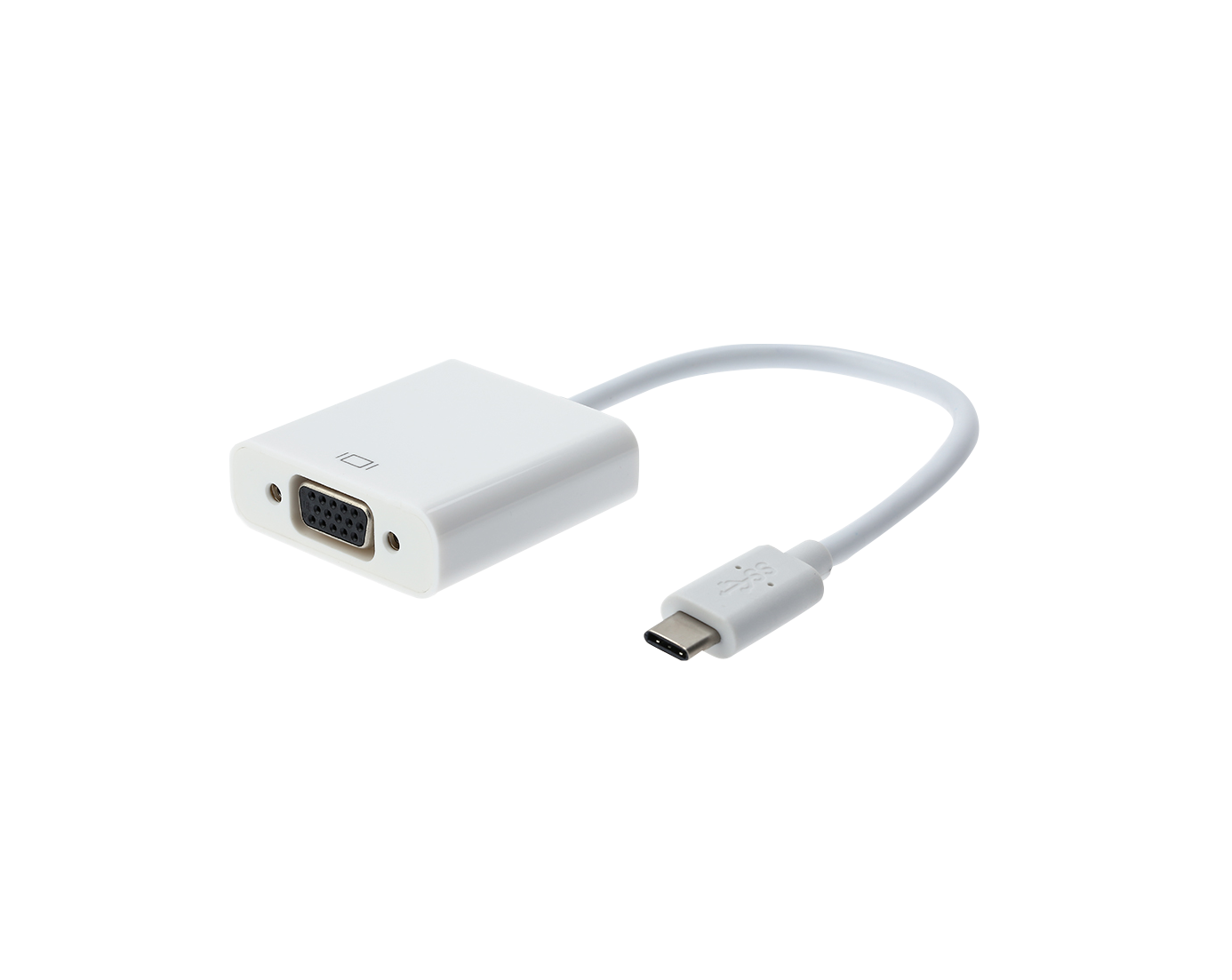Adaptador USB-C Macho a VGA Hembra USB 3.0/3.1, 10cm, Solo para PC 1